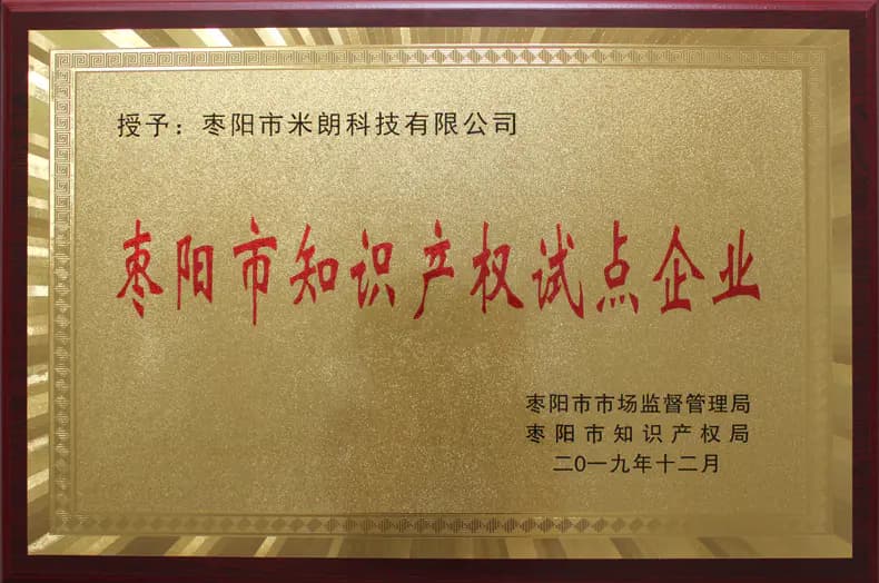 枣阳市知识产权试点企业