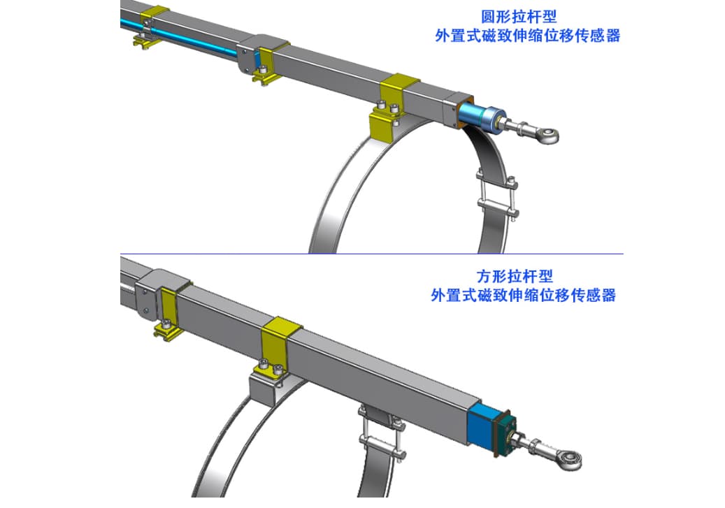 闸门开度外置拉杆式（磁致伸缩）位移传感器