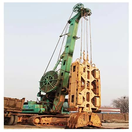 米朗拉绳式位移传感器在成槽机中的应用